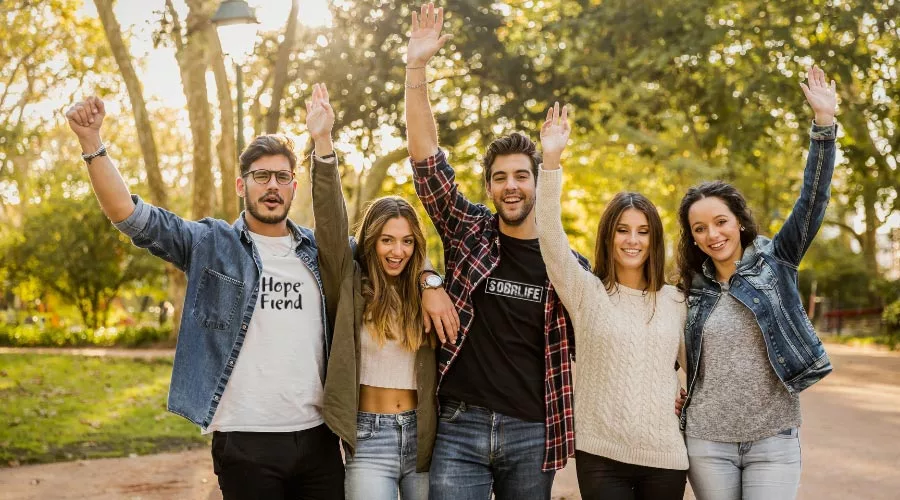 Connections with friends