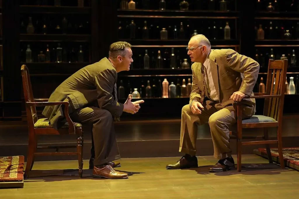 Bill W and Doctor Bob talk about AA in an image from SFGate