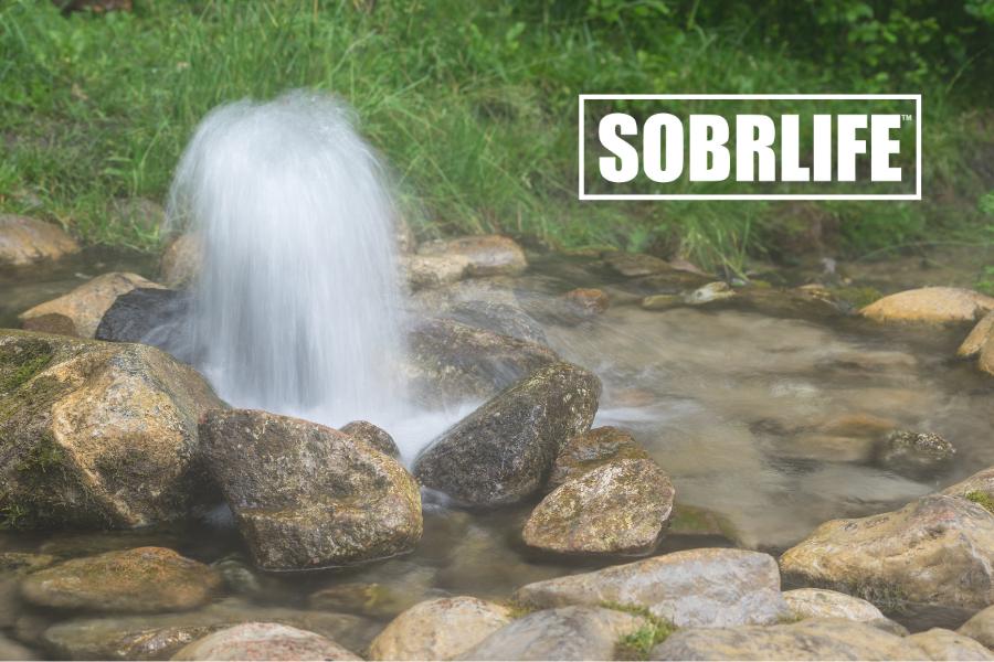 A spring with water gushing shows the answer the the question is artesian water good for you